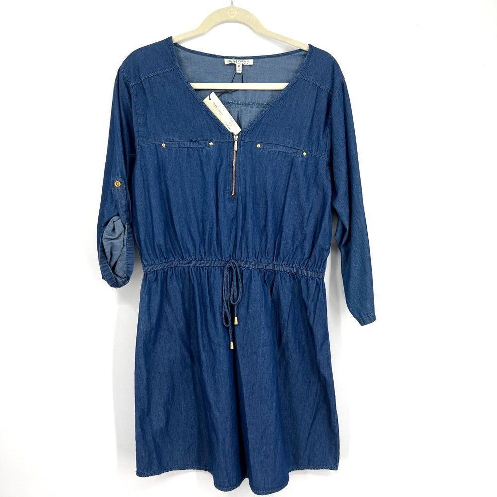 Speed Control New York Dark Wash Size XL Cotton Dress